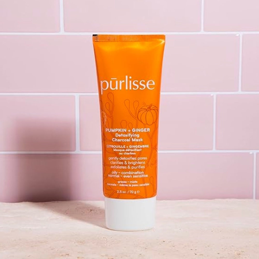 Purlisse Pumpkin + Ginger Detoxifying charcoal mask